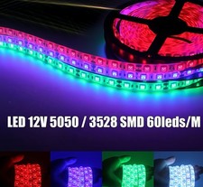 5M 16.4ft RGB 5050/3528 LED Strip Light 300LEDs Flexible Tape Rope Lamp DC12V