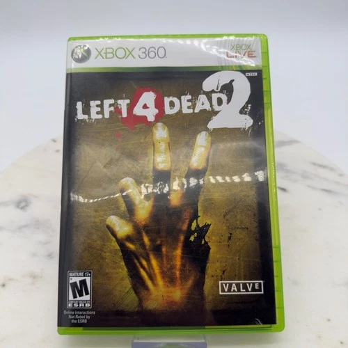 Valve Left 4 Dead 2 Video Game Xbox 360 NTSC Green Case Survival Horror Shooter