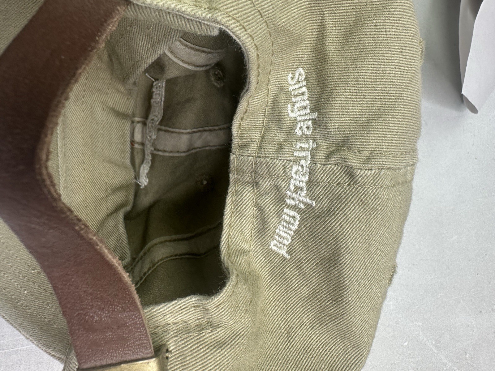 VTG Rare! Nike Mountain Biking Tan Hat From the Collection of Elton John image 8