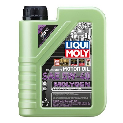 Liqui Moly Engine Motor Oil - Molygen New Generation 5W-40 (1 L) - 20230
