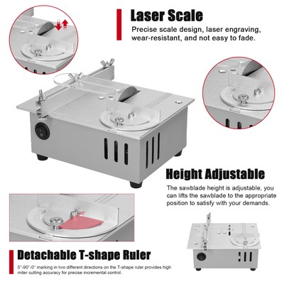 Mini Tischkreissäge Tischsäge Elektrische Kreissäge Table Saw Cutting Tool 96W