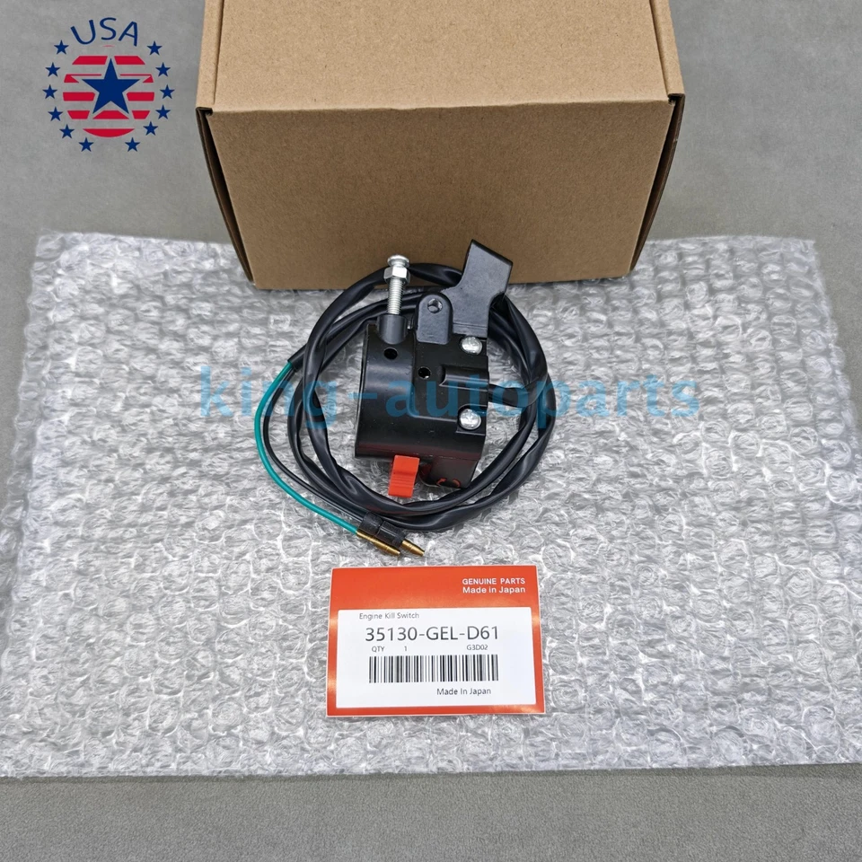 New Right Starter Stop Engine Kill Switch for Honda CRF50F 2004-2023 Foto 3 de 4