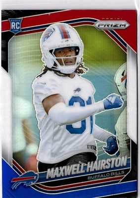 2025 Panini Prizm #360 Maxwell Hairston Red White and Blue (W)