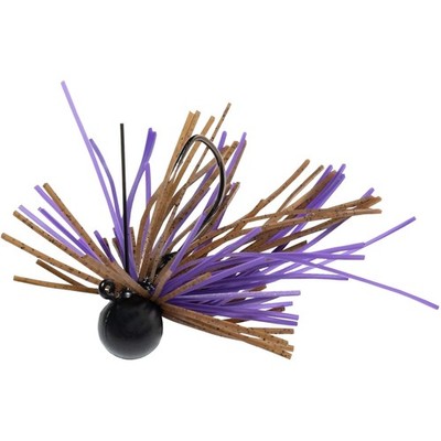 Keitech Tungsten Mono Spin Jig - 1/16 oz. (Brown & Purple)