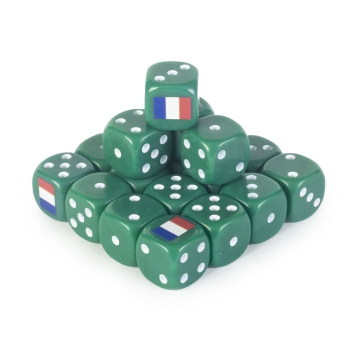 French Early War Dice - Early War - Flames of War - Brand New