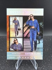 2025 Panini Caitlin Clark Chronicled Dress For Success Jeans Holo Foil #65