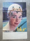 BLUR on tour - 1991 French tour poster - 79 x 118 cm approx
