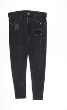 The Coutur Club Mens Black Cotton Skinny Jeans Size 30 in L26 in Regular Zip