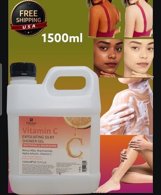 Vitamin C+ Arbutin Shower Gel Skin Brightening Body Wash, 1500ml [USA Stock]