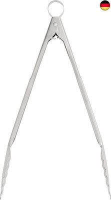 Cuisipro Edelstahl Küchenzange | 30 cm | rutschsichere, gezackte Enden | Zange 