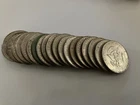 1967 Kennedy Half Dollar  Circulated U.S. Coins  Full Roll 40% Silver