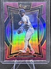 2025 Panini Select - Concourse Kaelen Culpepper #80 Purple Prizm /75 (RC)