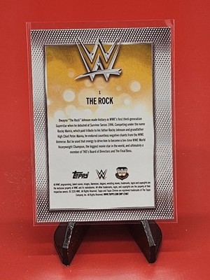 Topps WWE Trading Cardザロック The Rock 2026 WWE Topps Chrome X-Fractor Legends Wrestling Card | eBay