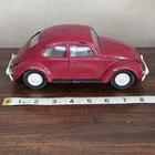 Vtg 1960s Tonka Volkswagen VW Beetle Bug Toy Car 8.5" Pressed Steel Metal 52680