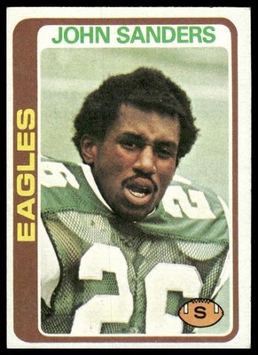 John Sanders RC 1978 Topps #428 Philadelphia Eagles