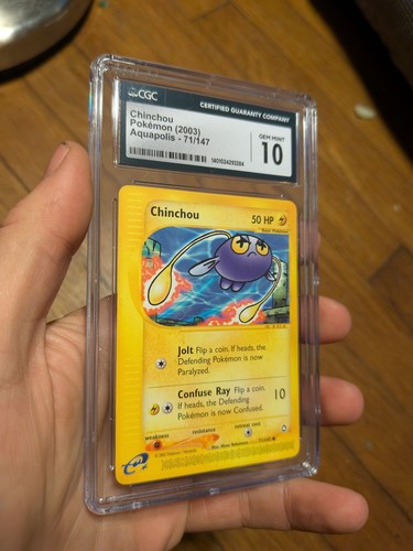 Chinchou graded CGC 10 for sale on eBay