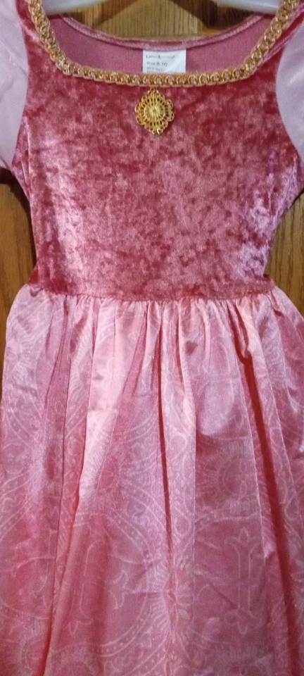 Vintage LILLIAN VERNON PRINCESS RAPUNZEL  DRESS UP Girls Size 8 10  COSTUME !! - Image 3 of 4