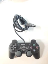 Sony PS2 BLACK Wired Controller OEM DualShock PlayStation 2 AUTHENTIC 
