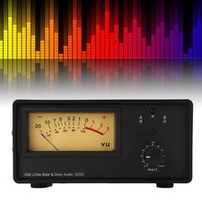 200W Amplifier Speaker Selector 2 In 1 Out 1 In 2 Out VU Level Meter Tool Part