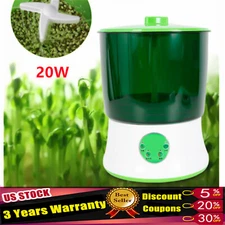 20W 2-Layer Bean Seed Sprouter Machine Household Automatic Bean Sprouts Machine
