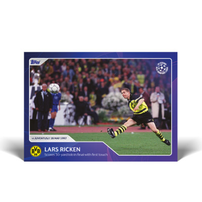 Topps Celebrates 30 Years UCL - Card 025 - Lars Ricken - Borussia Dortmund