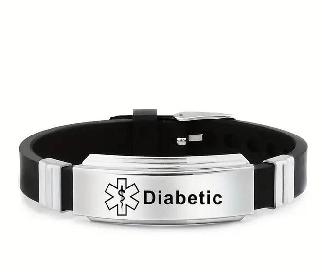 SOS Notfall Armband  für Diabetes/Epilepsie/Alzheimer/Asthma - Bild 3 von 4