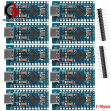 1-10x TYPE-C Pro Micro ATMEGA32U4 DC 5V 16MHz Board For Arduino Replace Pro Mini