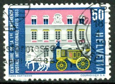 SWITZERLAND - SWITZERLAND - 1963 - Prop. Series - 100th of the First Conference. post.