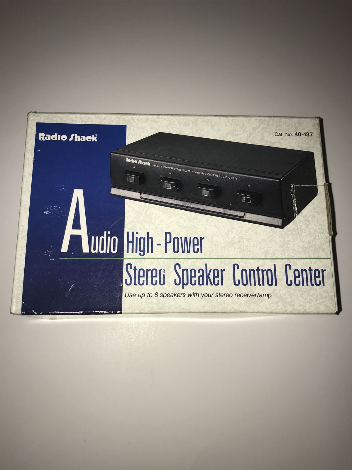 radio shack high power stereo speaker control center