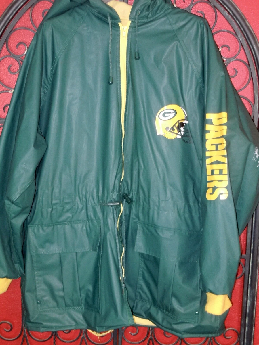 green bay packers rain jacket