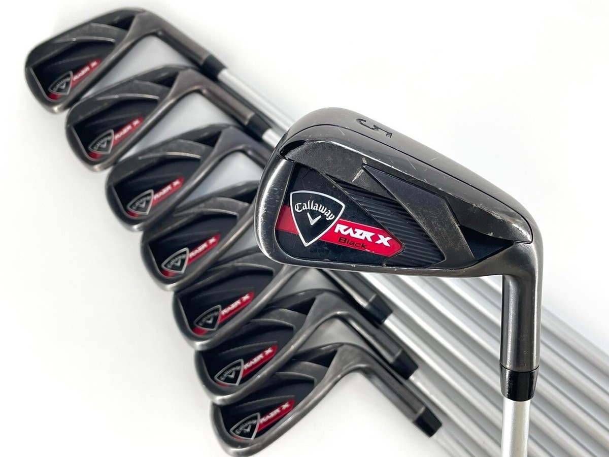 Callaway(キャロウェイ) RAZR X BLACK(5,6,7,8,9,P)6本セット 右利き