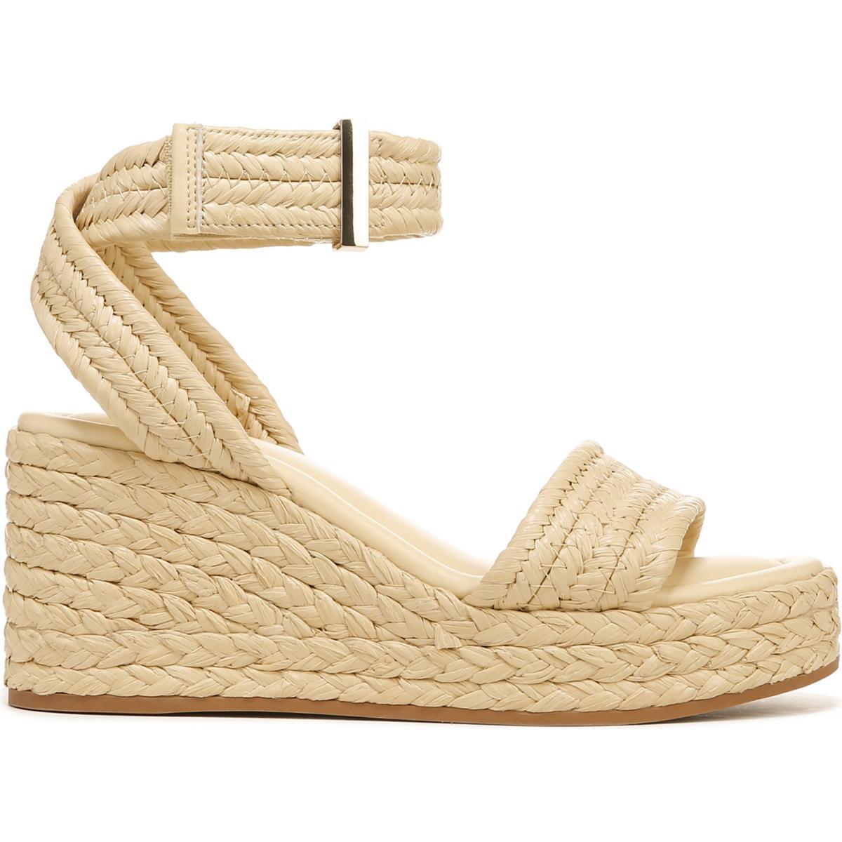 Franco Sarto Womens Pina Ankle Strap Platform Heel Wedge Sandals Shoes