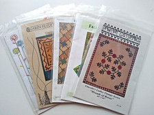 Lot of 5 Quilting Patterns - Primitive Gatherings/Plum Tree/Cabin Fever/Colorado