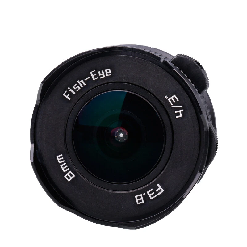 8mm F3.8 180° Wide Angle Lens For Micro M4/3 MTF PEN F E-M1 II E-M5 GH5 G7 - Image 2 of 4