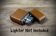 Genuine Leather Case for Zippo Lighter Standard Size (Made in USA ๐บ๐ธ)