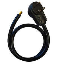NEMA TT-30P  30-Amp 125-Volt Plug with Ergo Grip, 3ft 10AWG Cable