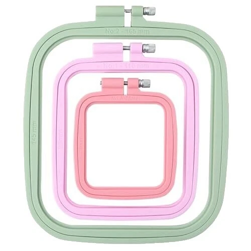 Plastic Rectangular Hand Embroidery Hoops