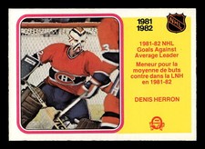 Denis Herron 1982-83 O-Pee-Chee #239 Montreal Canadiens Ex-Mt