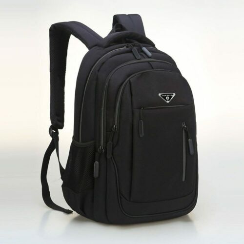 Waterproof Mens Laptop Backpack School Bag Business Travel Shoulders Bag - Picture 1 of 15