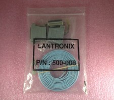 LANTRONIX 500-008 RJ-45 To DB-25 NETWORK CABLE SET WITH 8 FOOT CABLE