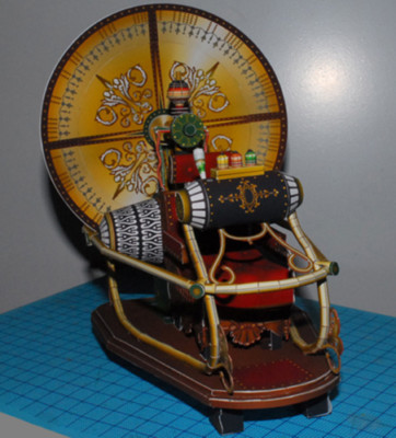 High Quality Film: Time Machine Ultra Fine Paper Model Kit