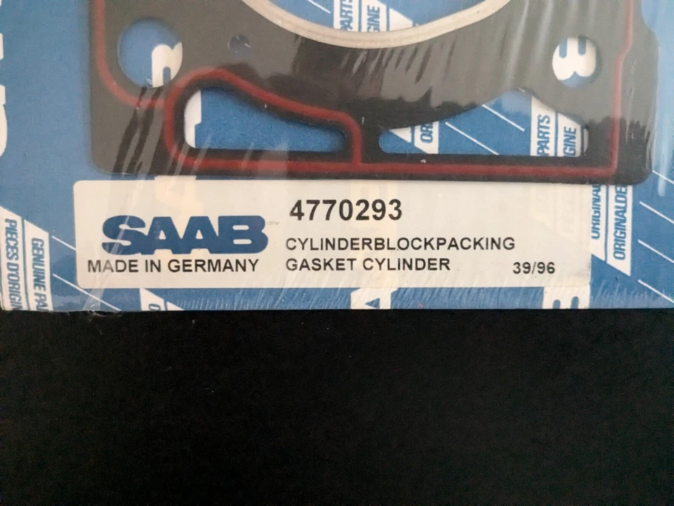 Junta de culata SAAB 4770293 nueva genuina OEM 900NG 1994-1997 HACER OFERTA Foto 2 de 2