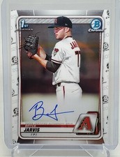 2020 BOWMAN DRAFT CHROME BRYCE JARVIS AUTO 1ST BOWMAN PROSPECT CDA-BJA