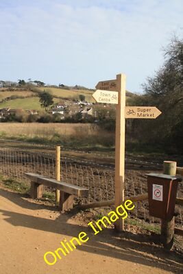 Foto 12x8 Asker Meadows Verbesserungen Bridport Asker Meadows Fußwege und c2013
