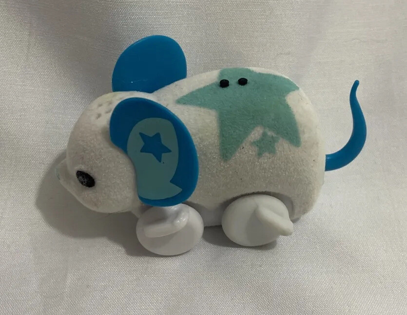 Little Live Pets Lil' Mouse STARDASH White Blue Toy Rare Move