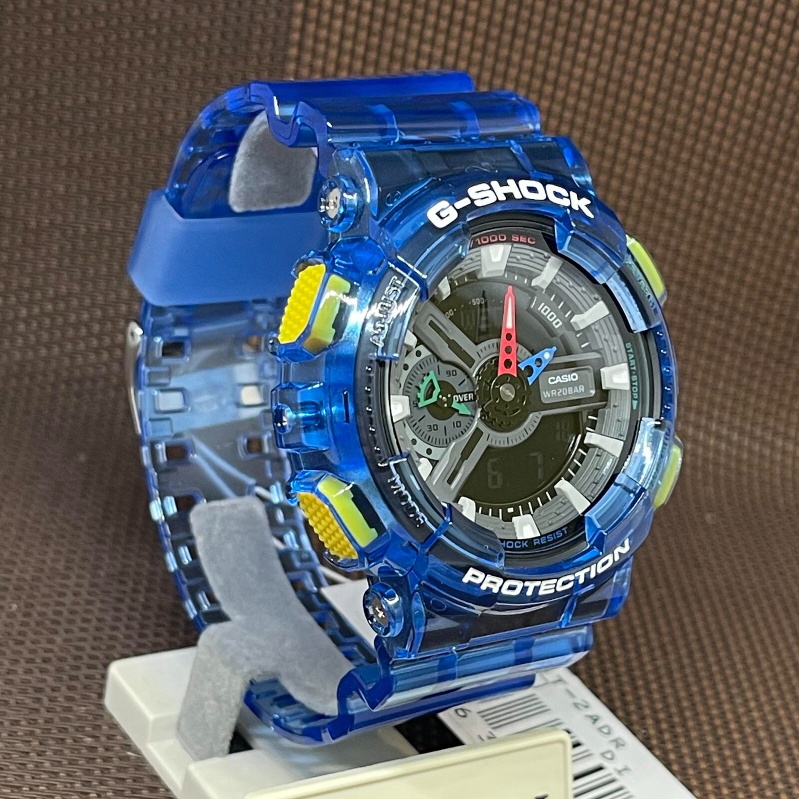 Casio G-Shock GA-110JT-2A Retrofuture Blue Translucent Vibrant Color ...