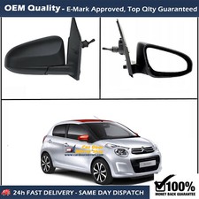 Manual Wing Fits Peugeot 108 2014-2020 Right Side Complete Wing Mirror Unit