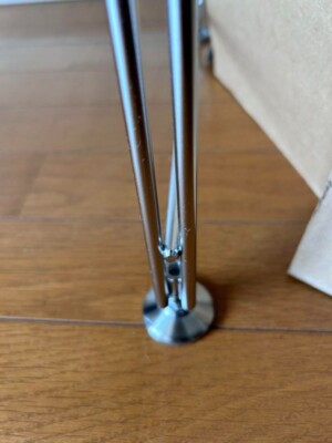 Étagère MUJI En Acier Inoxydable - Petite - Argent - L58 X P41 X H83 Cm - 2 étagères