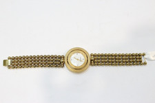 Versace 79Q80SD EON Rotating Ring MOP & Diamonds Dial Golden Watch