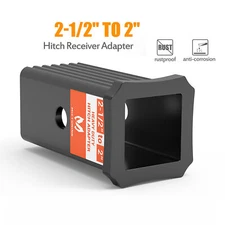Universal 2.5" to 2" Trailer Hitch Adapter Sleeve Reducer for Chevy GMC 15923277